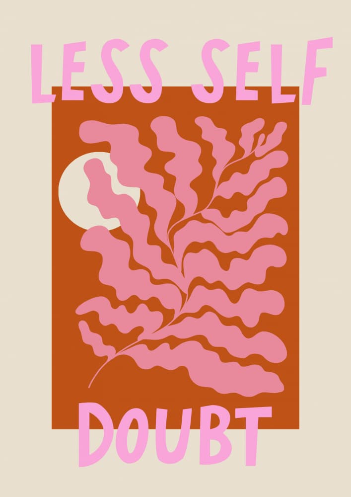 Less Self Doubt Foliage by Talitha McQueen — canvas wall art