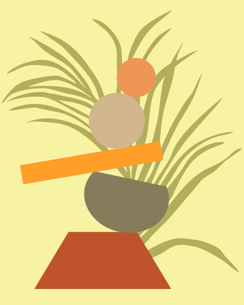 Balanced Earthy Forms by Kintsugi99 — canvas wall art