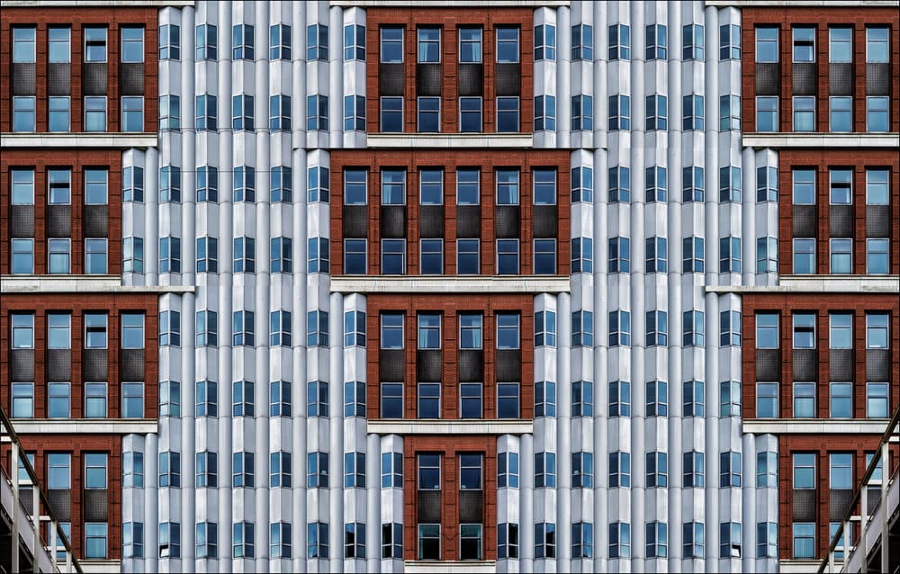 Urban Geometry Facade by Henk van Maastricht — canvas wall art