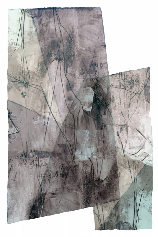 Muted Forest Lines by cartissi — canvas wall art