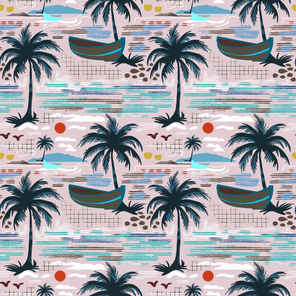 Tropical Island Dream by Josie George — canvas wall art