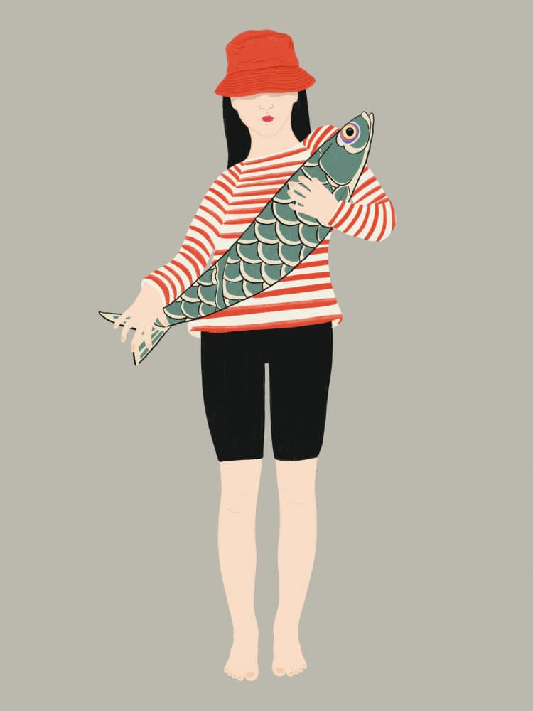 My fish by Jota de jai — canvas wall art