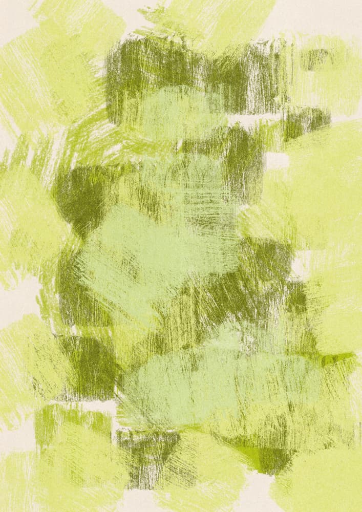 Fresh Green Abstract by Nicholas — canvas wall art