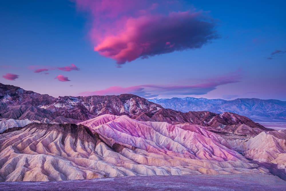 Vibrant Desert Mountain Sunset by Sophia Li — canvas wall art