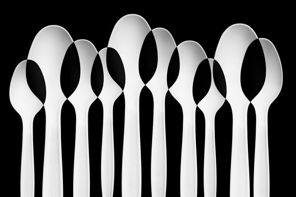 White Spoons Pattern