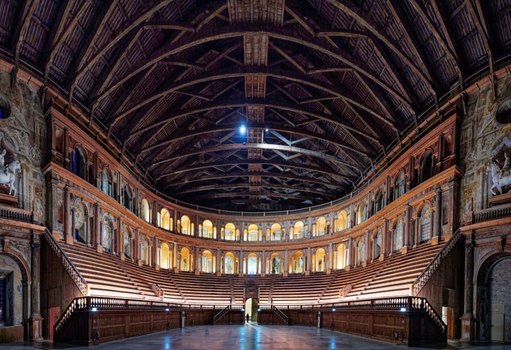 Grand Historic Theater by carlo borgatelli — canvas wall art