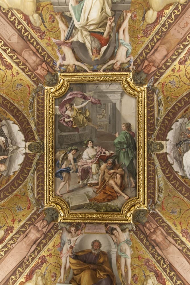 Allegorical Ceiling Scene by amini54 — canvas wall art