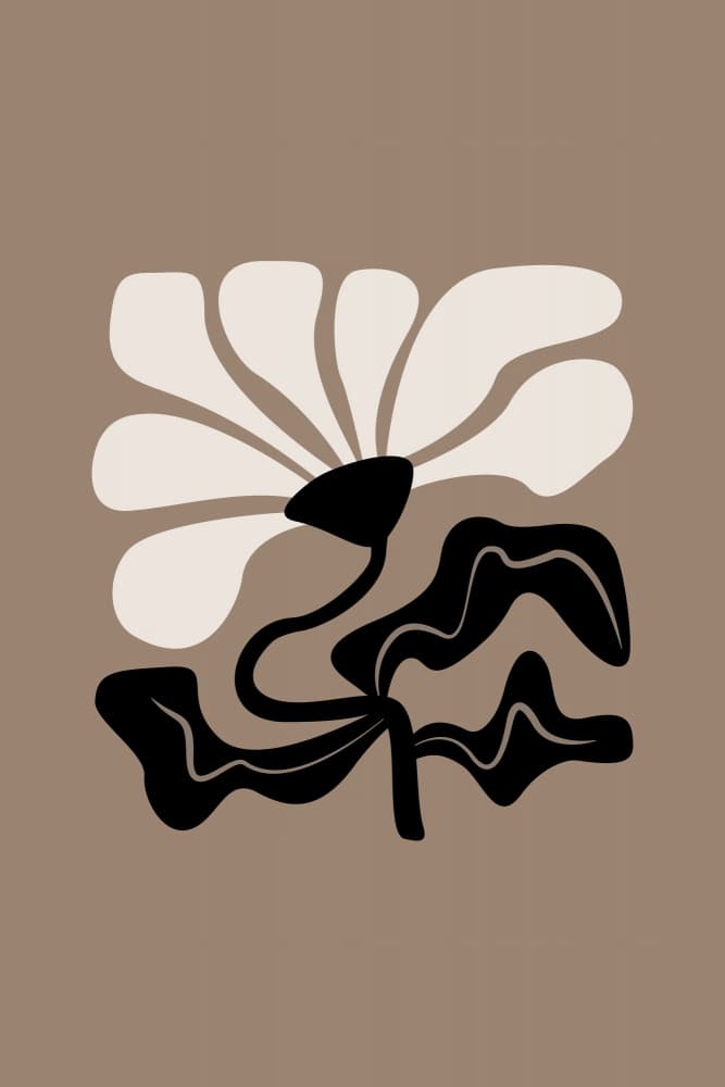 Modern Botanical Flower by Karen Menzenbach — canvas wall art