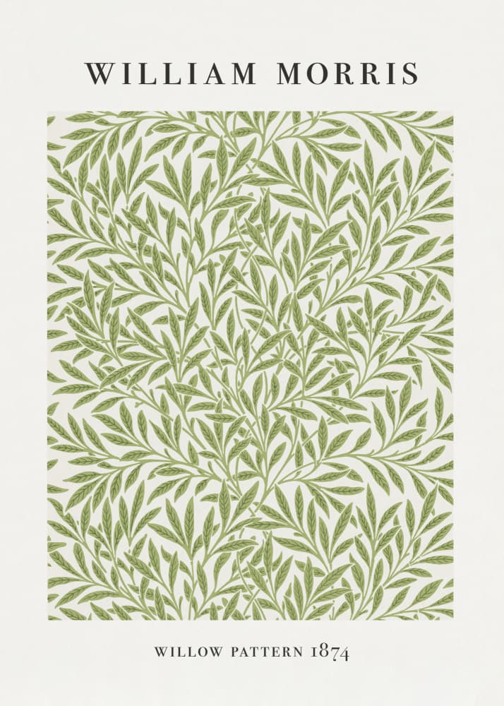Willow Pattern by William Morris — canvas wall art