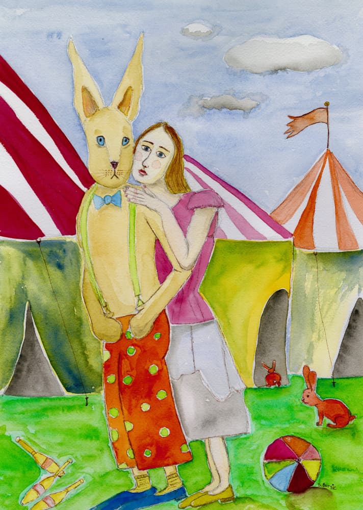 Whimsical Circus Embrace