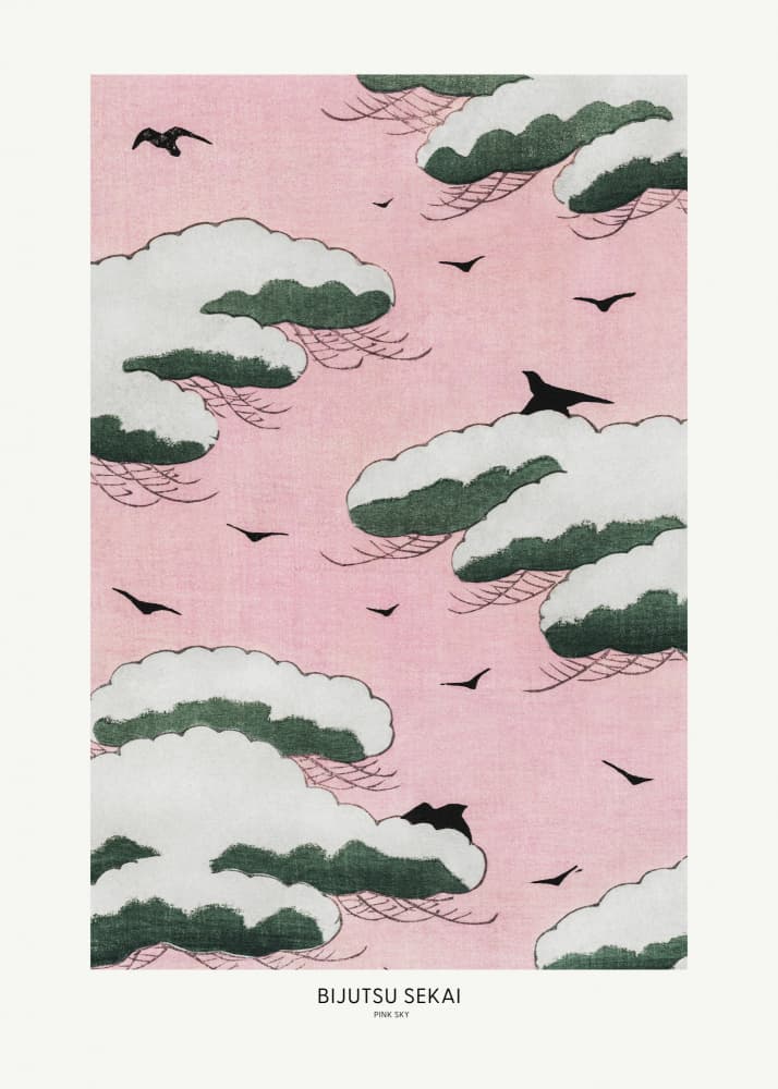 Pink Sky by Bijutsu Sekai — canvas wall art