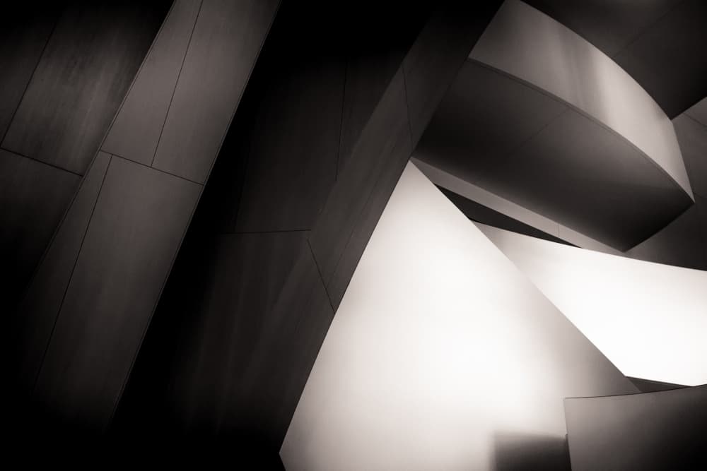 Modern Architectural Curves by Kurt Klein — canvas wall art