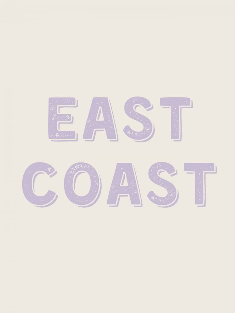Distressed East Coast by Jolly and Dash — canvas wall art