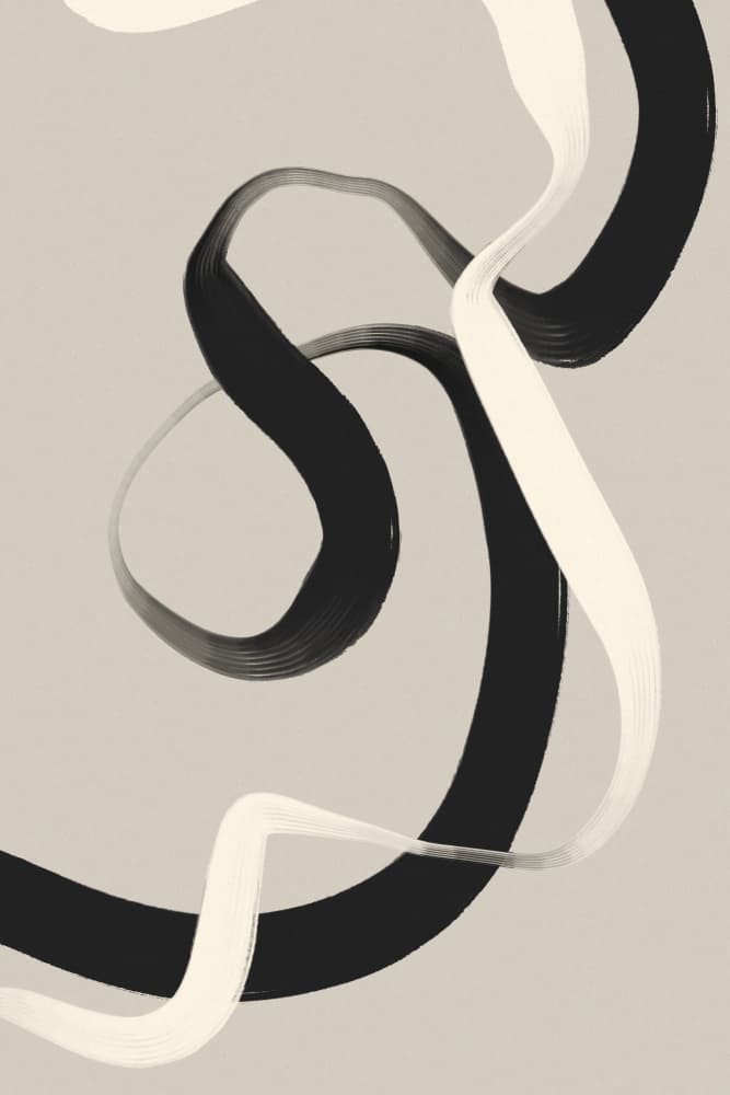 Elegant Strokes by Treechild — canvas wall art