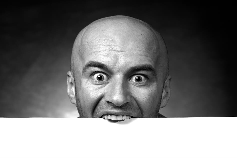 Intense Peeking Face by Korpan Pavlo — canvas wall art