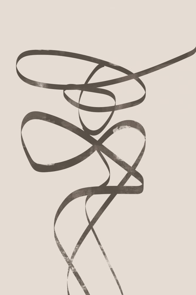 Fluid Abstract Lines by Melloi Art Prints — canvas wall art