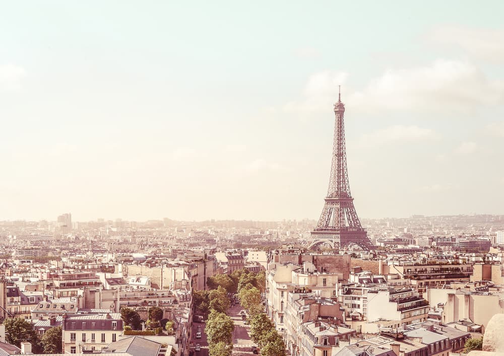Dreamy Paris View by Talitha McQueen — canvas wall art