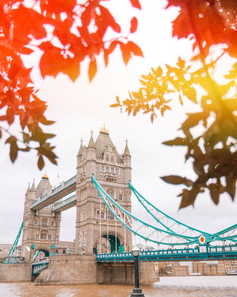 Tower Bridge Autumn Glow by Gabor Estefan — canvas wall art