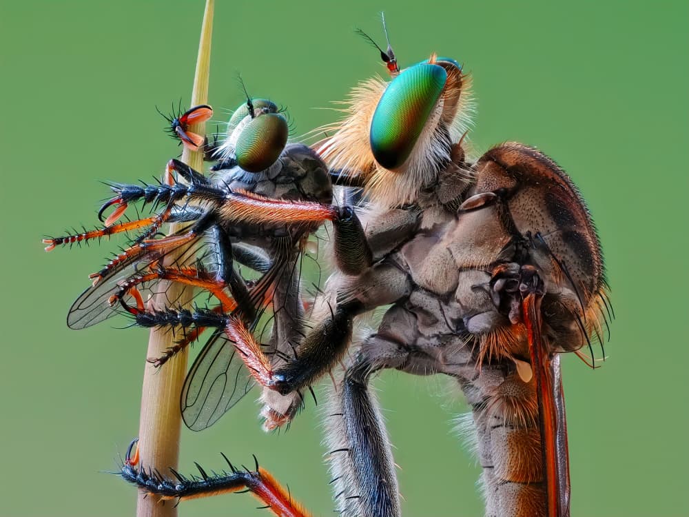 Robber Fly Predator by Phat Dao Tan — canvas wall art