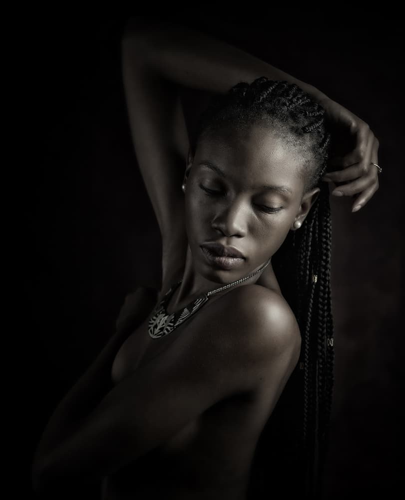 Serene African Beauty by Derek Galon MA FRPS FOPS — canvas wall art