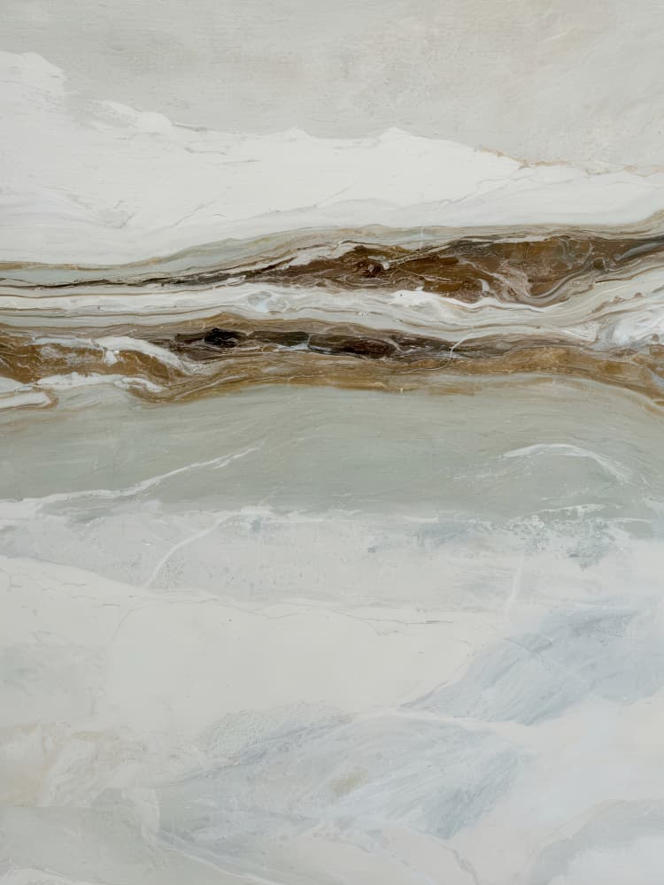 Abstract Mineral Layers by Alpenglow Workshop — canvas wall art
