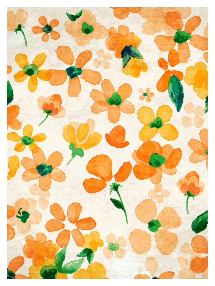 Blossom Burst by Emel Tunaboylu — canvas wall art