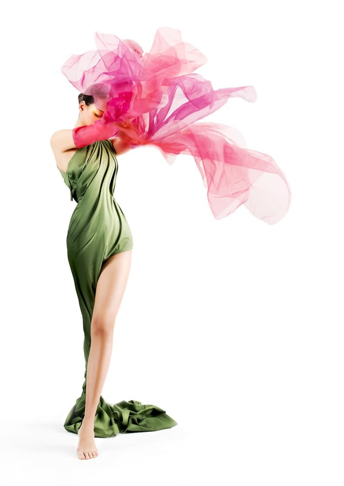 Graceful Fabric Dance by José Luis Villar — canvas wall art