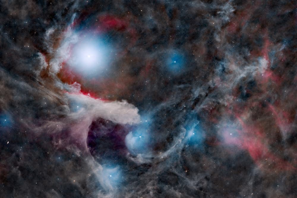 Ethereal Cosmic Nebula by Vikas Chander — canvas wall art