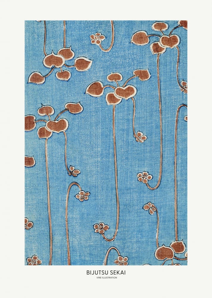 Vine Illustration by Bijutsu Sekai — canvas wall art