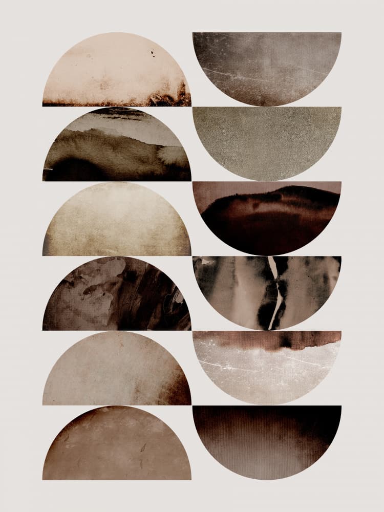 Graphic 40Y by Mareike Böhmer — canvas wall art