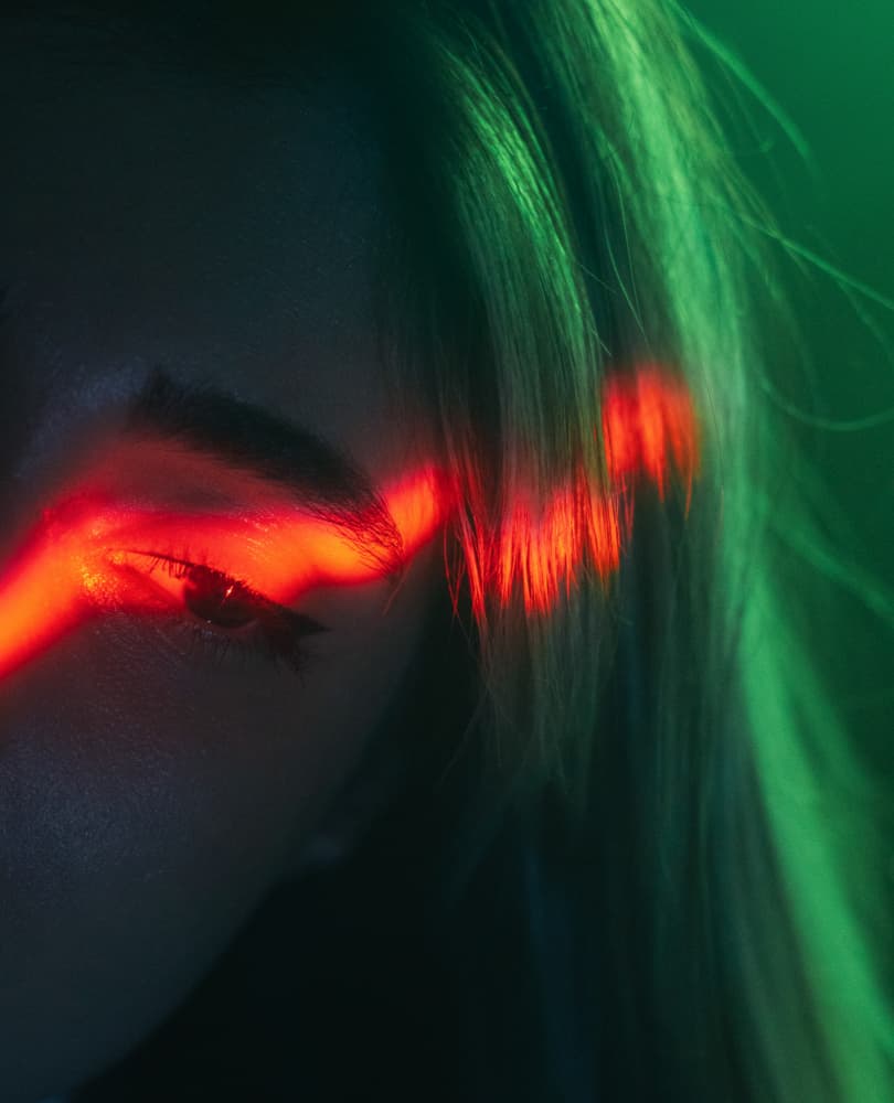 Red Light Gaze by Morteza ghanbari — canvas wall art