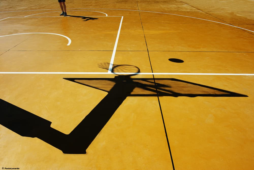 Golden Court Shadows by paolo luxardo — canvas wall art