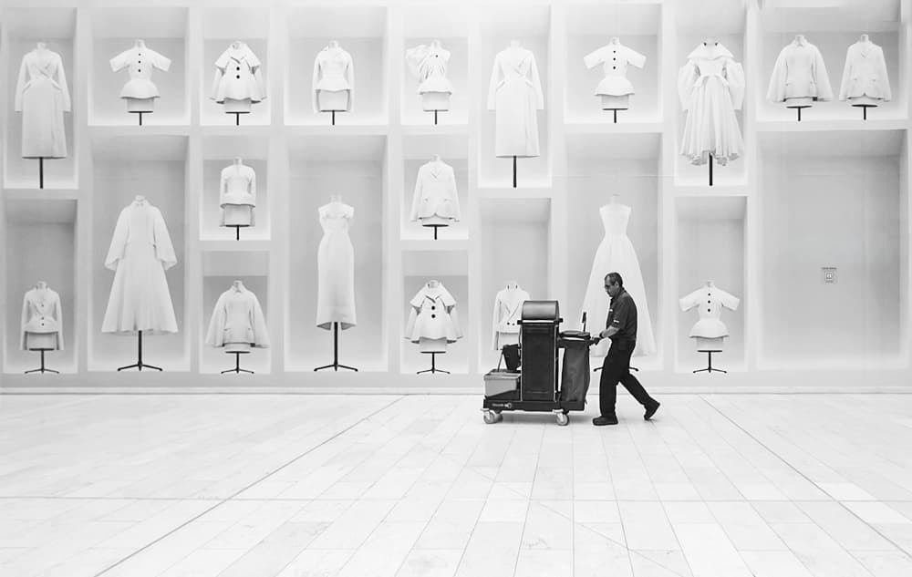 Fashion Museum Worker by Emma Zhao — canvas wall art