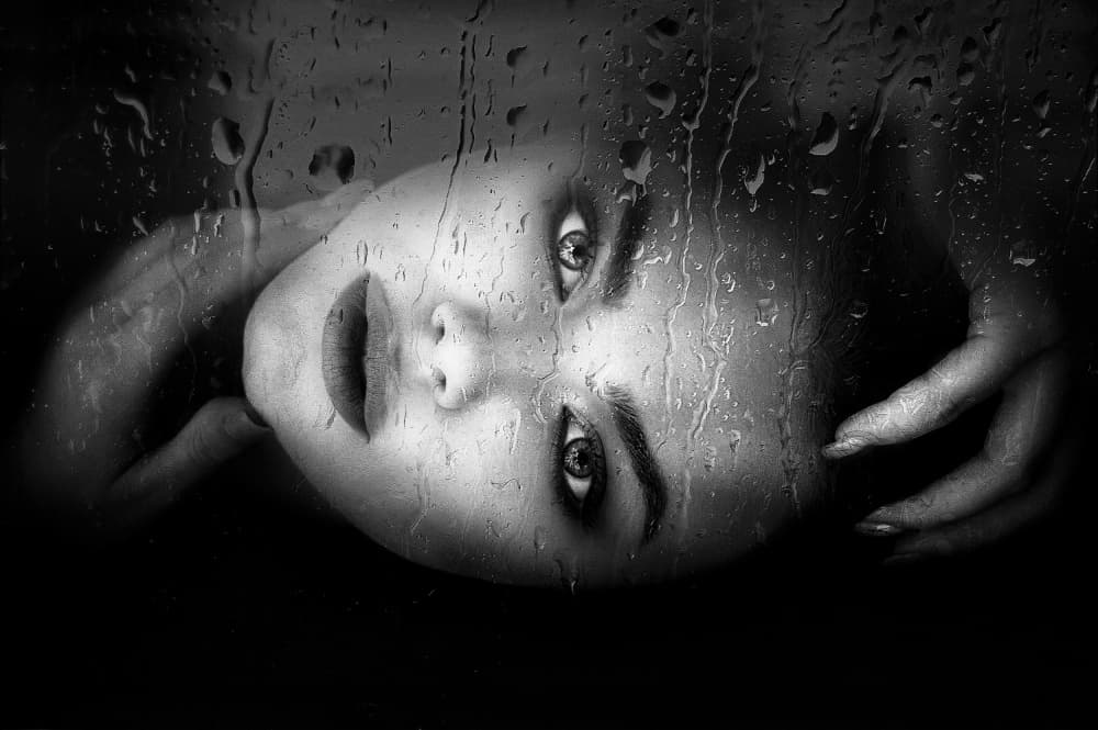 Rainy Window Gaze by Adela  Lia Rusu — canvas wall art