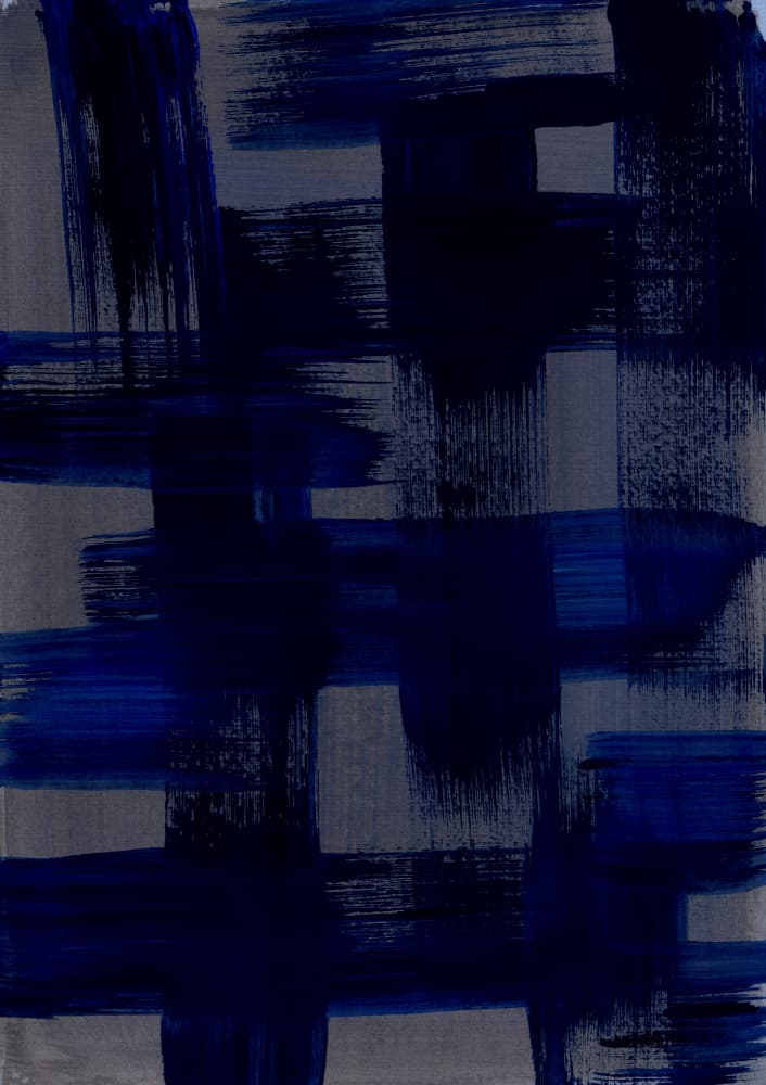 Abstract Brush Strokes 128 by Mareike Böhmer — canvas wall art