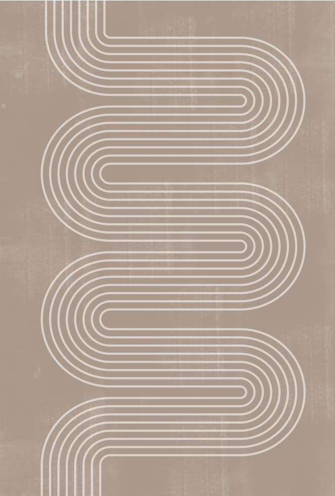 Curved Line Harmony by THE MIUUS STUDIO — canvas wall art