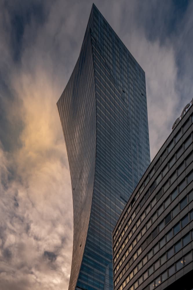 Modern Curved Skyscraper by Slawomir Kowalczyk AFRP FIAP IAAP — canvas wall art