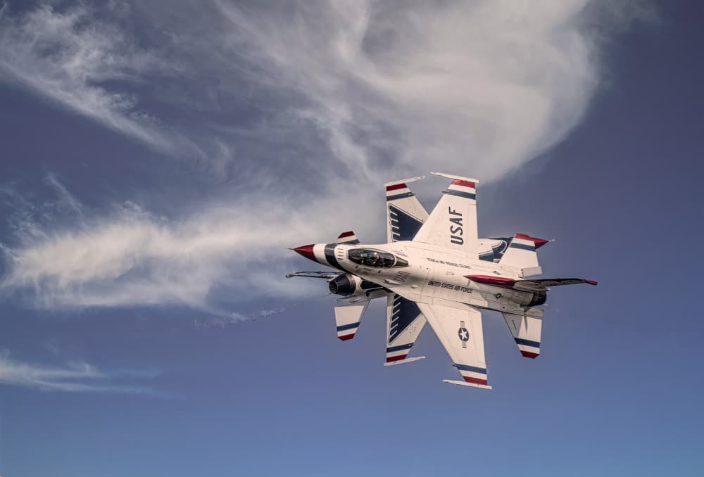 Precision Jet Formation by Ken Liang — canvas wall art