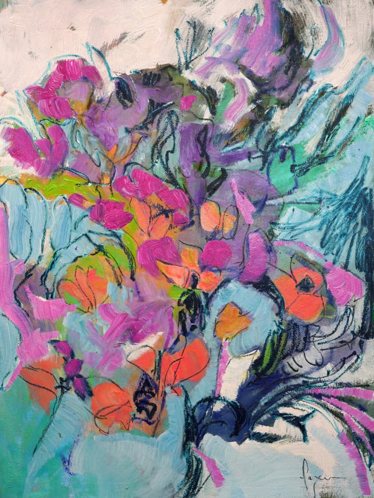Floral Symphony by Dorothy Fagan — canvas wall art