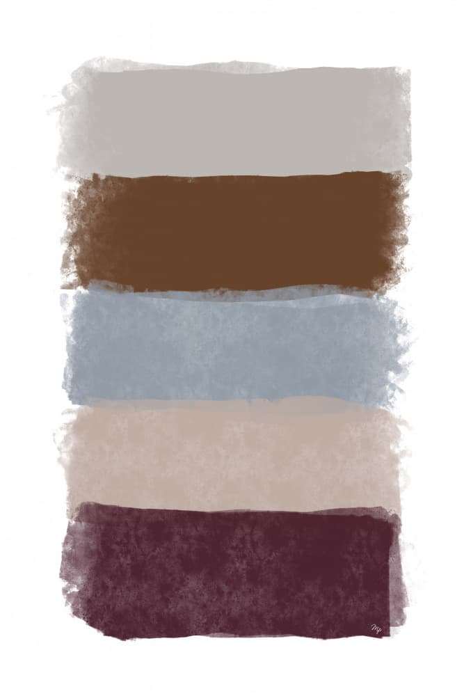 Abstract Color Palette by Martina — canvas wall art