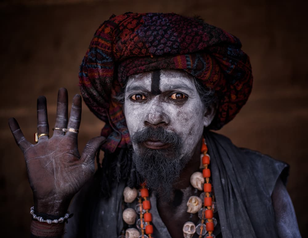 Indian Holy Man by Vivek Kalla — canvas wall art