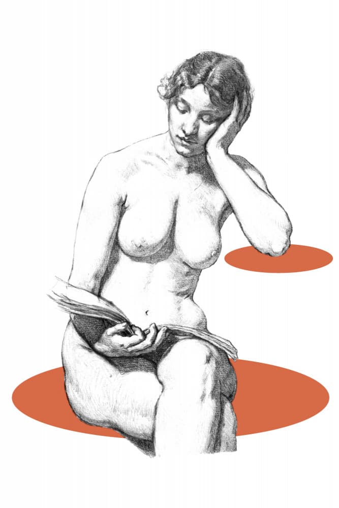 The Good Reading by Marja van den Hurk — canvas wall art