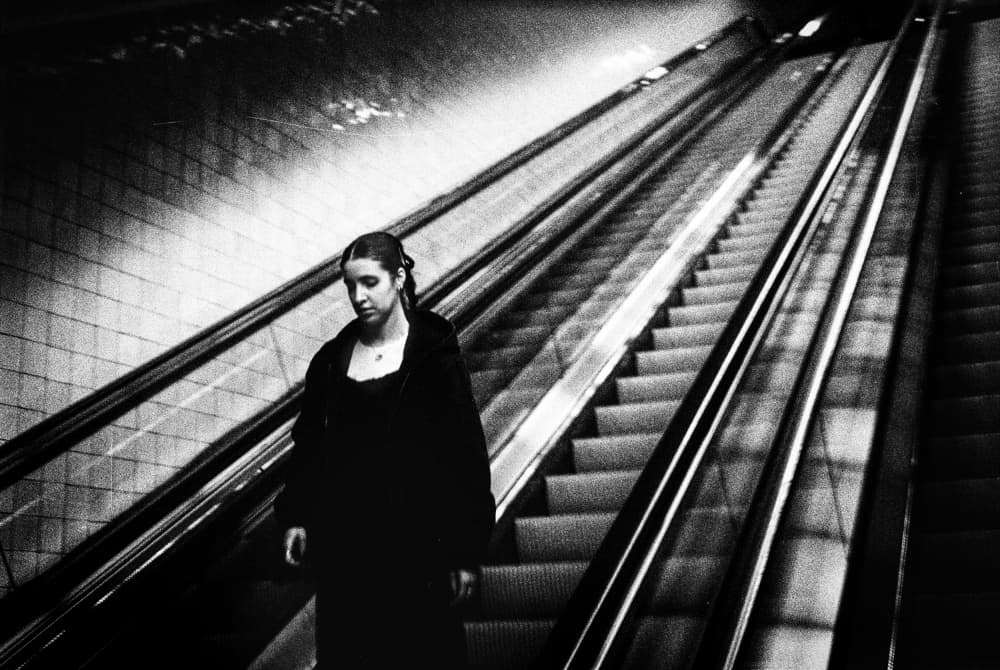 Pensive Metro Journey by Paulo Abrantes — canvas wall art