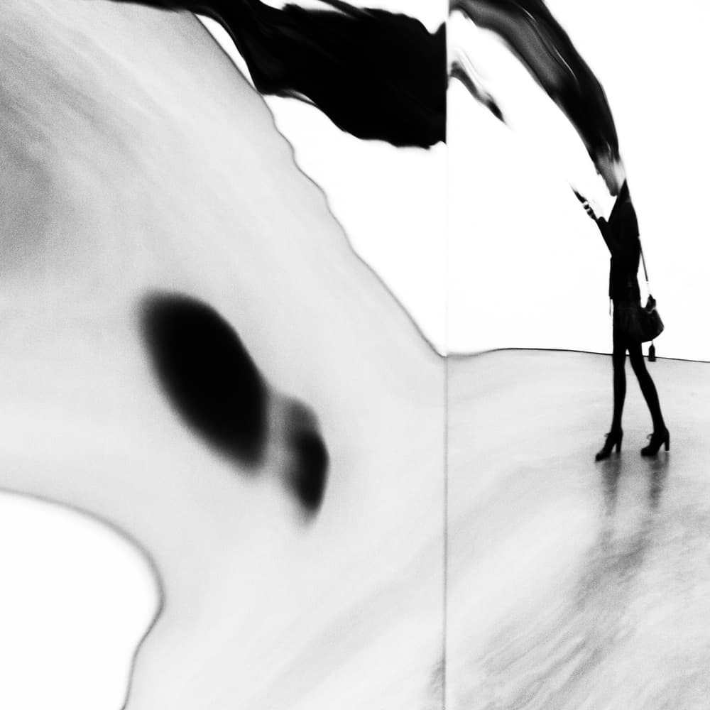 Abstract Woman Flow by Jeroen van de Wiel — canvas wall art