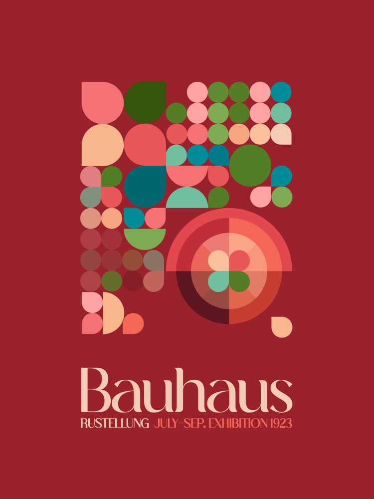 Geometric Harmony by Emel Tunaboylu — canvas wall art