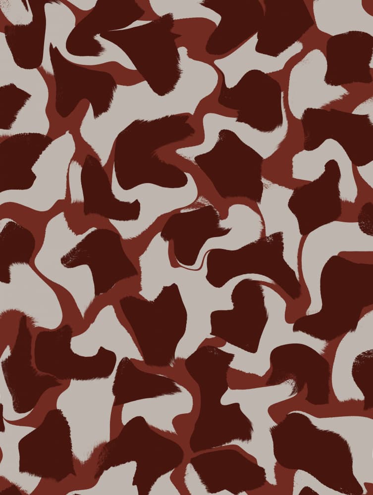 Crimson Whirls by Treechild — canvas wall art
