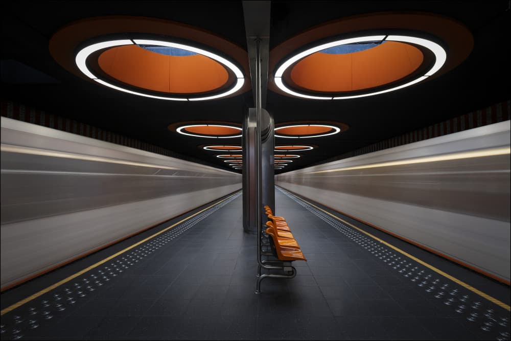 Modern Motion Subway by Jan Scheunders — canvas wall art