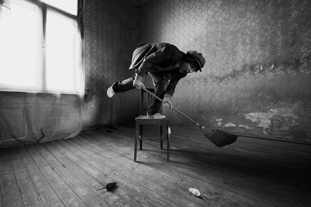 Whimsical Room Sweep by mario grobenski - psychodaddy — canvas wall art