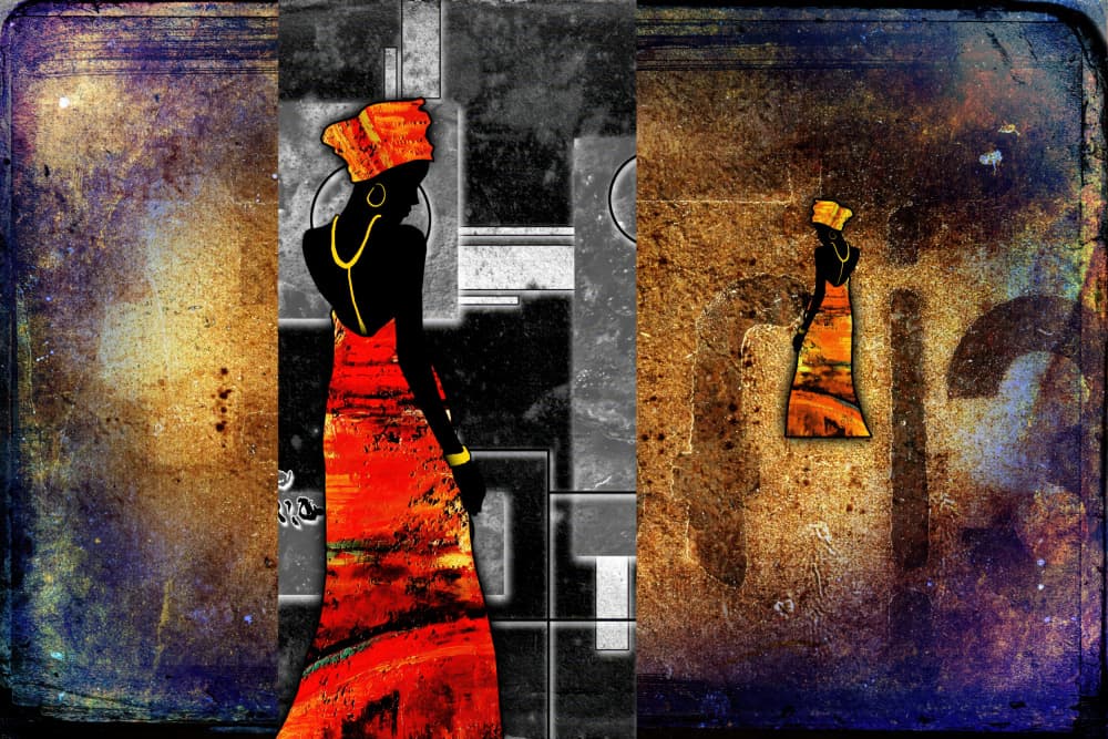 African Art 23 by Rafal Kulik — canvas wall art