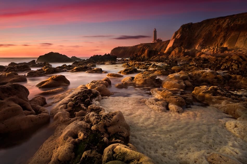 Twilight Coastal Lighthouse by DELETED — canvas wall art